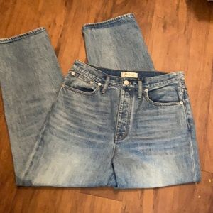 MADEWELL jeans size 29. The Dad Jean.